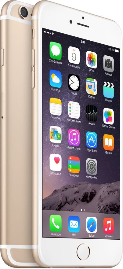 Смартфон Apple iPhone 6 Plus 16GB как новый (золотистый)